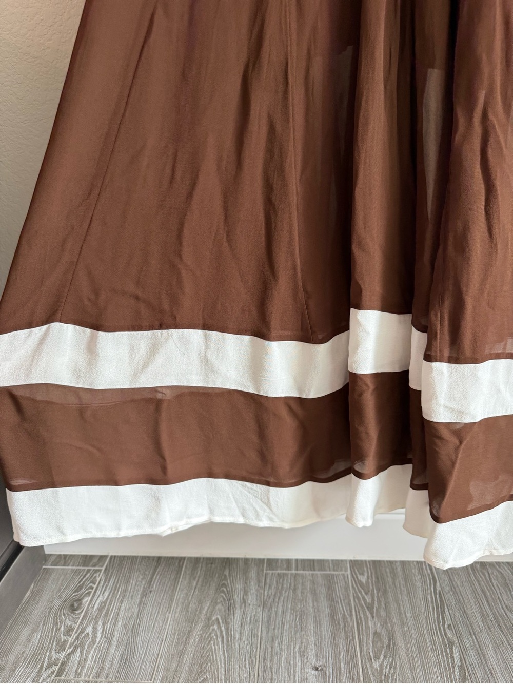Anthropologie Halter Maxi Dress brown - Picture 3 of 8